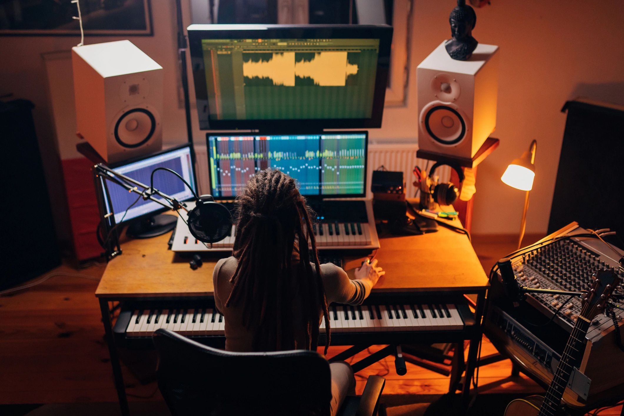female audio producer storytelling